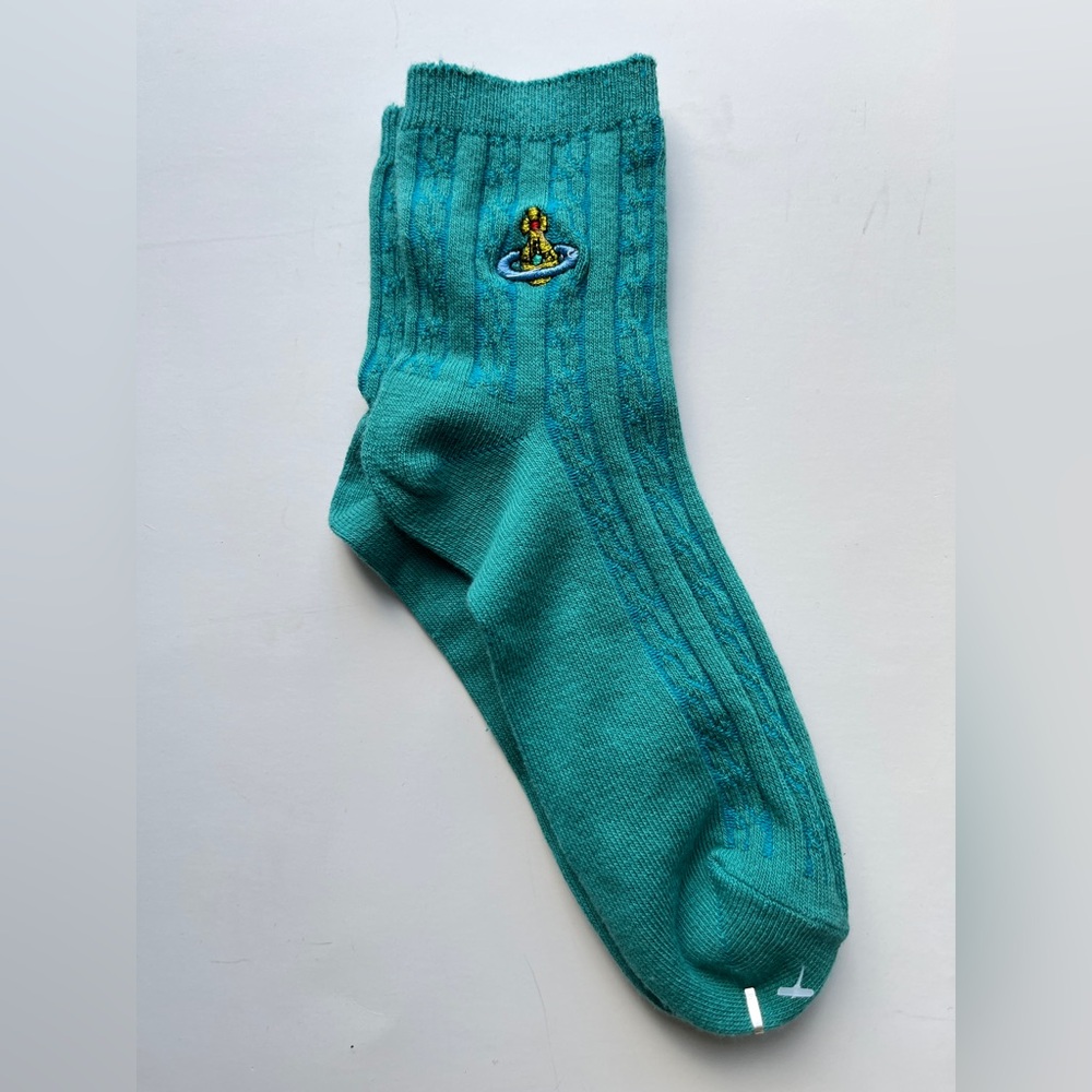 Vivienne Westwood Teal Socks
